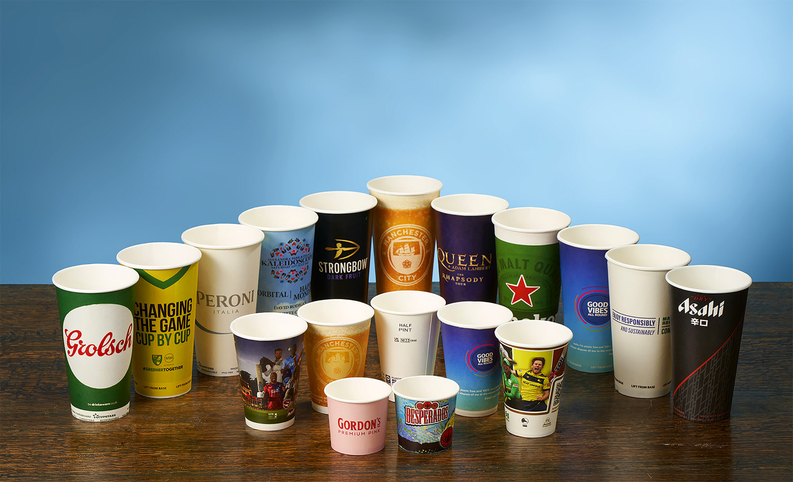 New paper cups from Seal Packaging are available for concerts and other live events